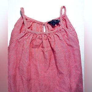 🍓 cotton striped peplum crop top 🇺🇸✨